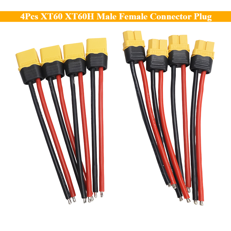 4個入り XT60 XT60H オス・メスコネクタープラグ、 - Drone Power Distribution Board のレビューと価格