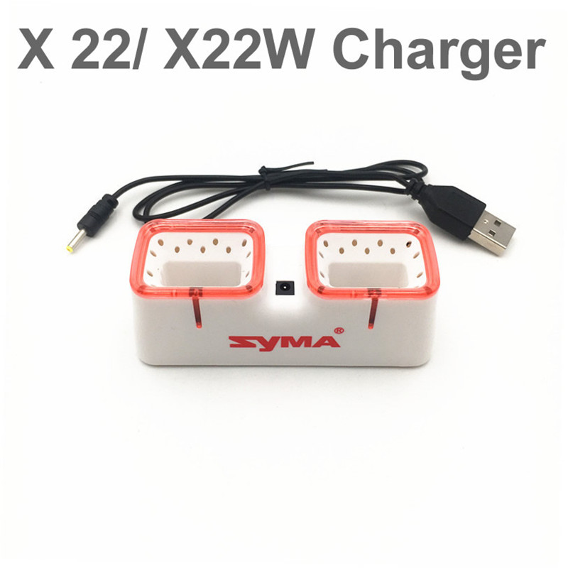 Syma X22 X22W ドローンバッテリー用デュアルUS - Drone Charger のレビューと価格