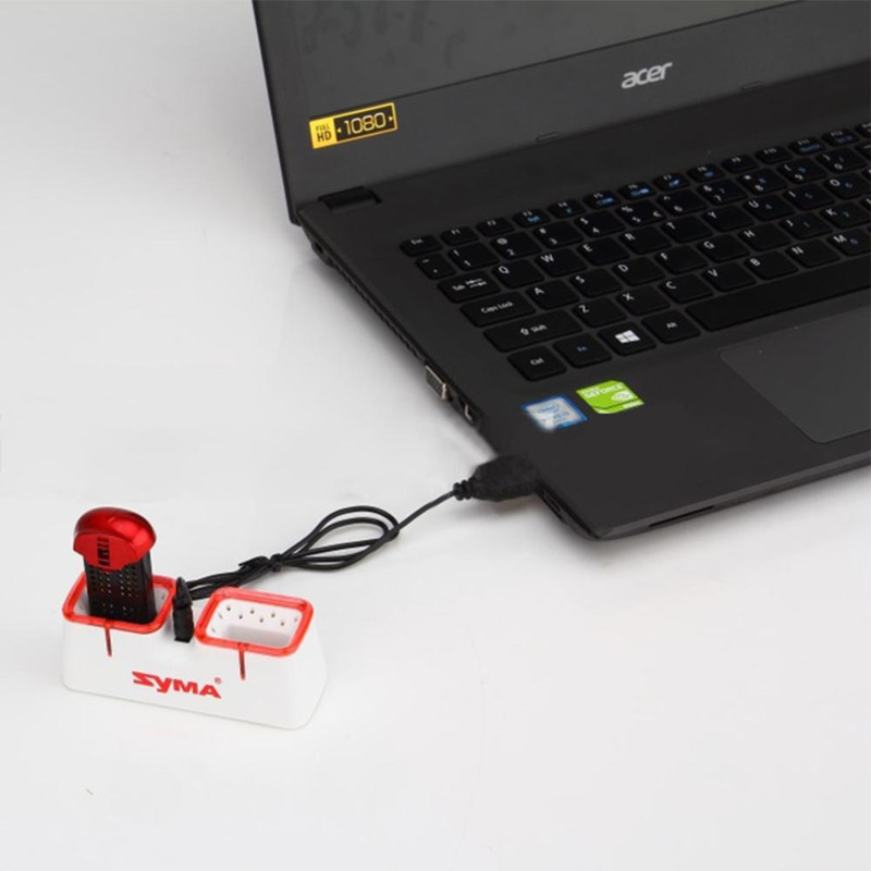 Syma X22 X22W ドローンバッテリー用デュアルUS - Drone Charger のレビューと価格